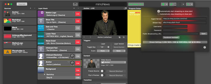 Live Streaming Studio Software For Mac